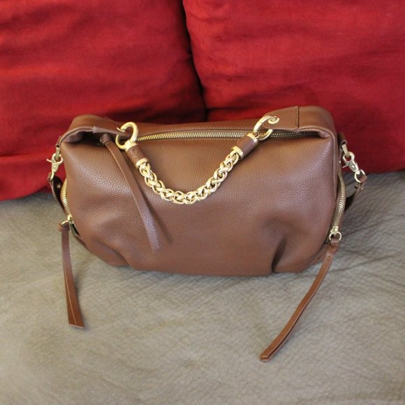 Botkier Handbags - NWOT Botkier Genuine Leather Walnut Shoulder Bag